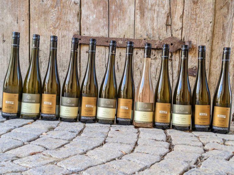 Zwölf Flaschen Wein