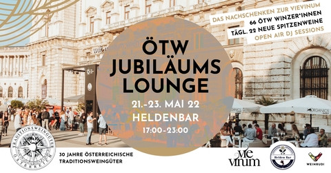 Flyer of the ÖTW Anniversary Lounge