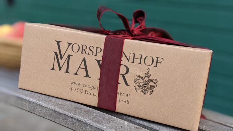 Geschenkpaket mit Schleife