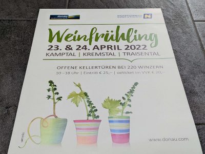 Weinfrühling Kamptal, Kremstal, Traisental Weinfrühling Kamptal, Kremstal, Traisental