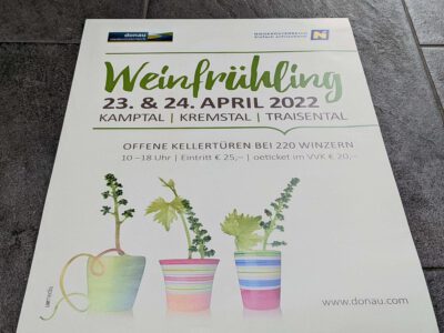 Plakat Weinfrühling Kamptal, Kremstal, Traisental