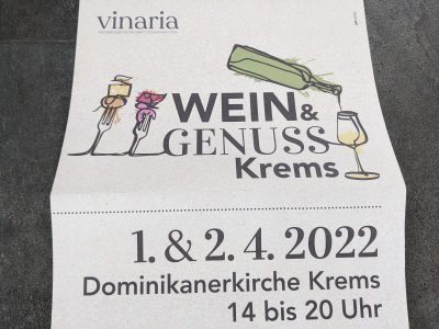 Wein & Genuss Krems Plakat Wein & Genuss Krems